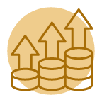 Stack of coins icon