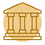 Government building icon